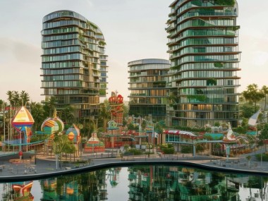 酒店与游乐场，融合创新与可持续发展